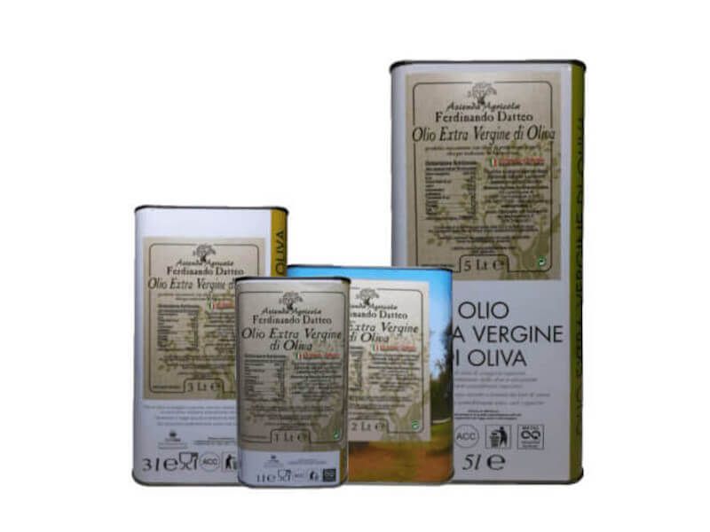 Taniche Olio EVO Datteo